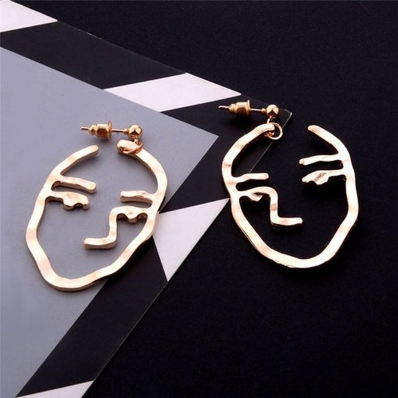 Gold Zara Earrings - Picture 2 of 5